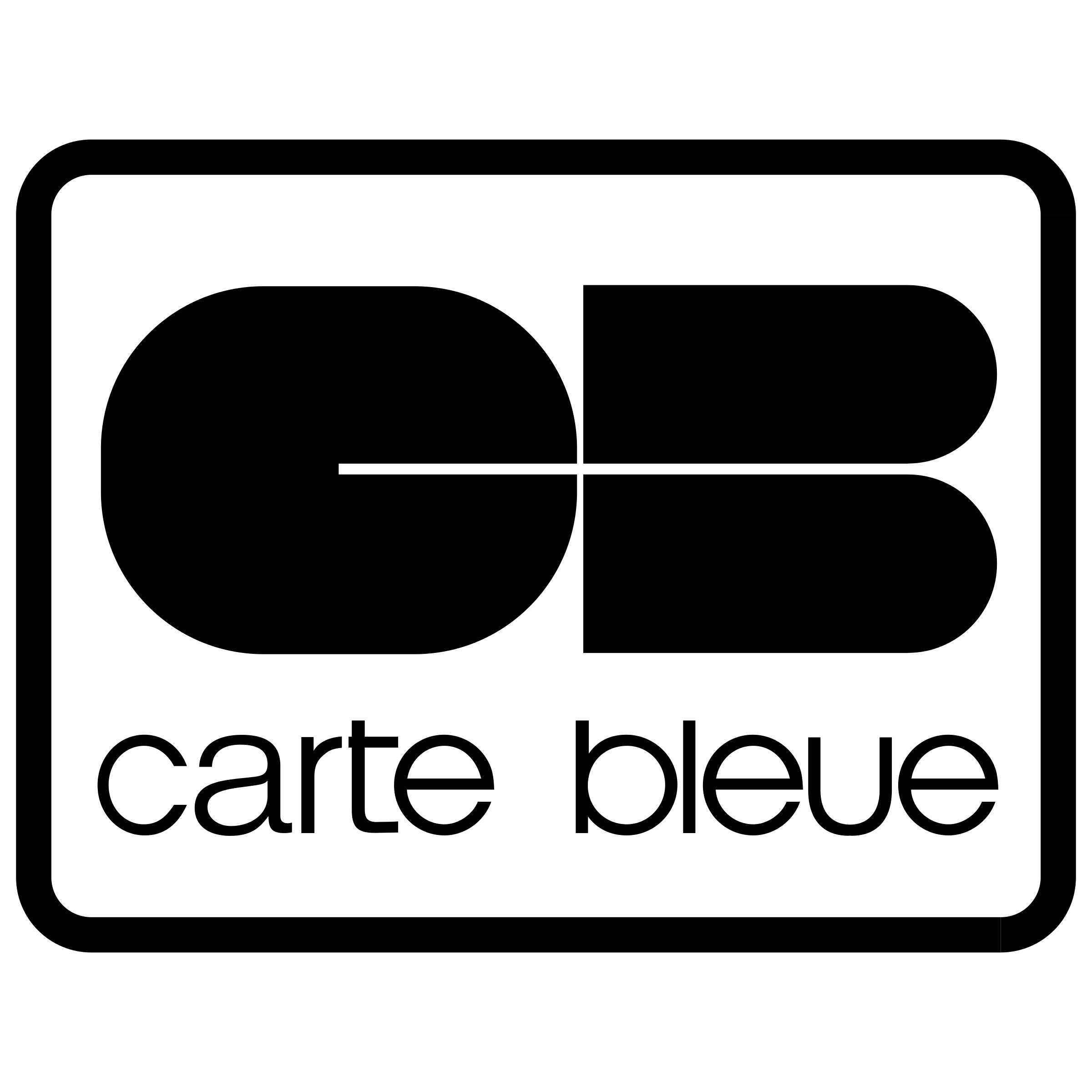 Carte bleue Icon